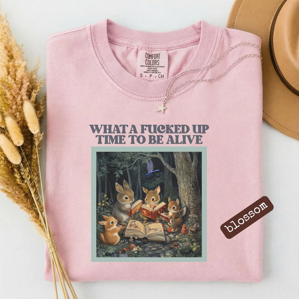 What a F*cked Up Time to Be Alive T-Shirt, Comfort Colors Garment-Dyed Tee
